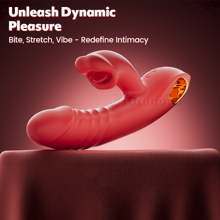 Dynamic Bliss Wave - Giocattolo per il piacere definitivo del punto G con morso e allungamento regolabili