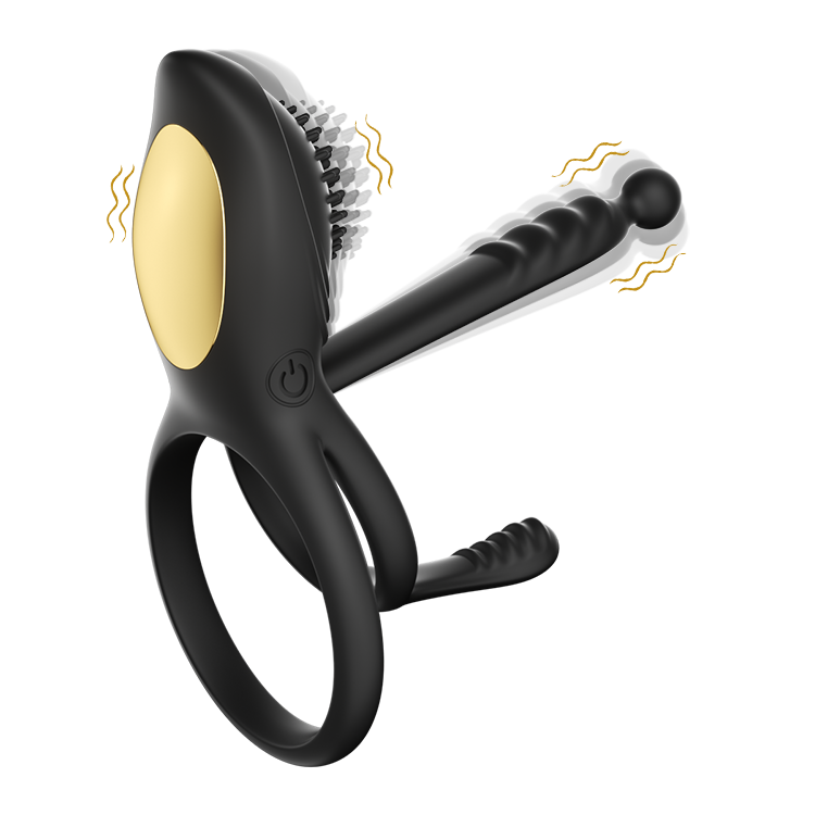 Anello vibrante 2-in-1 con stimolazione clitoridea
