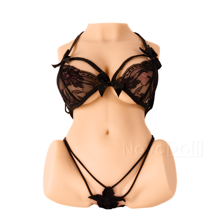 Torso di bambola sessuale femminile da 18LB con funzione vibrante