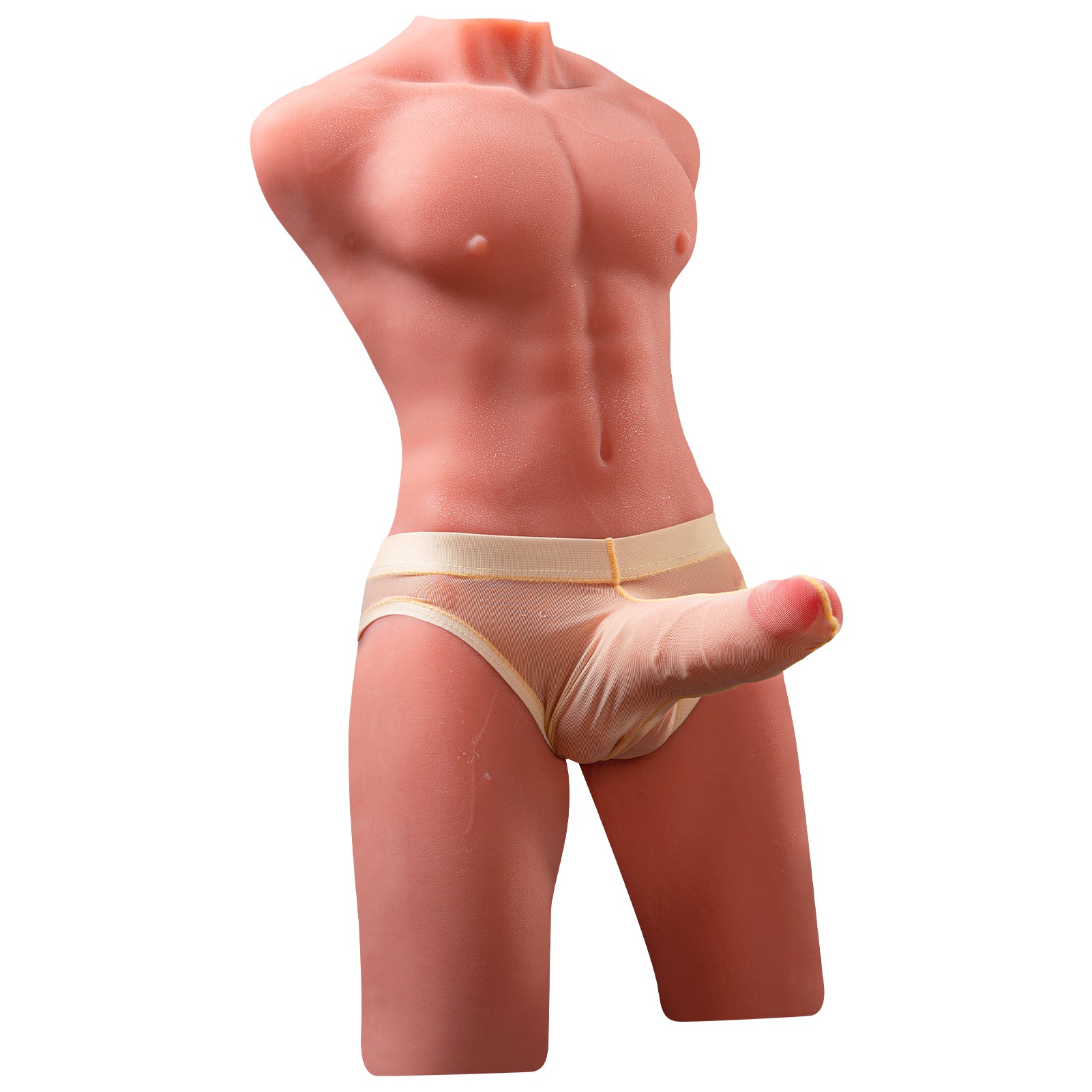 17.6 LB Realistico torso maschile 3D con pene simulato da 6.7 pollici