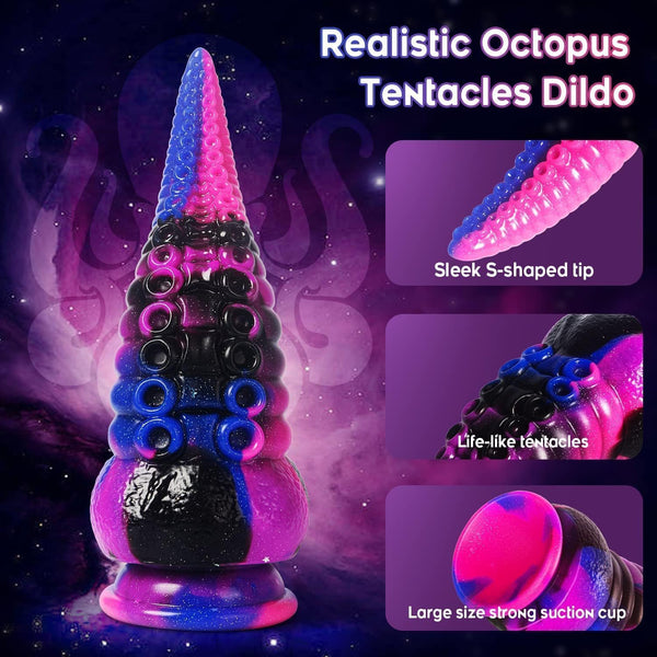 Dildo Anale in Silicone Monster con Forte Ventosa