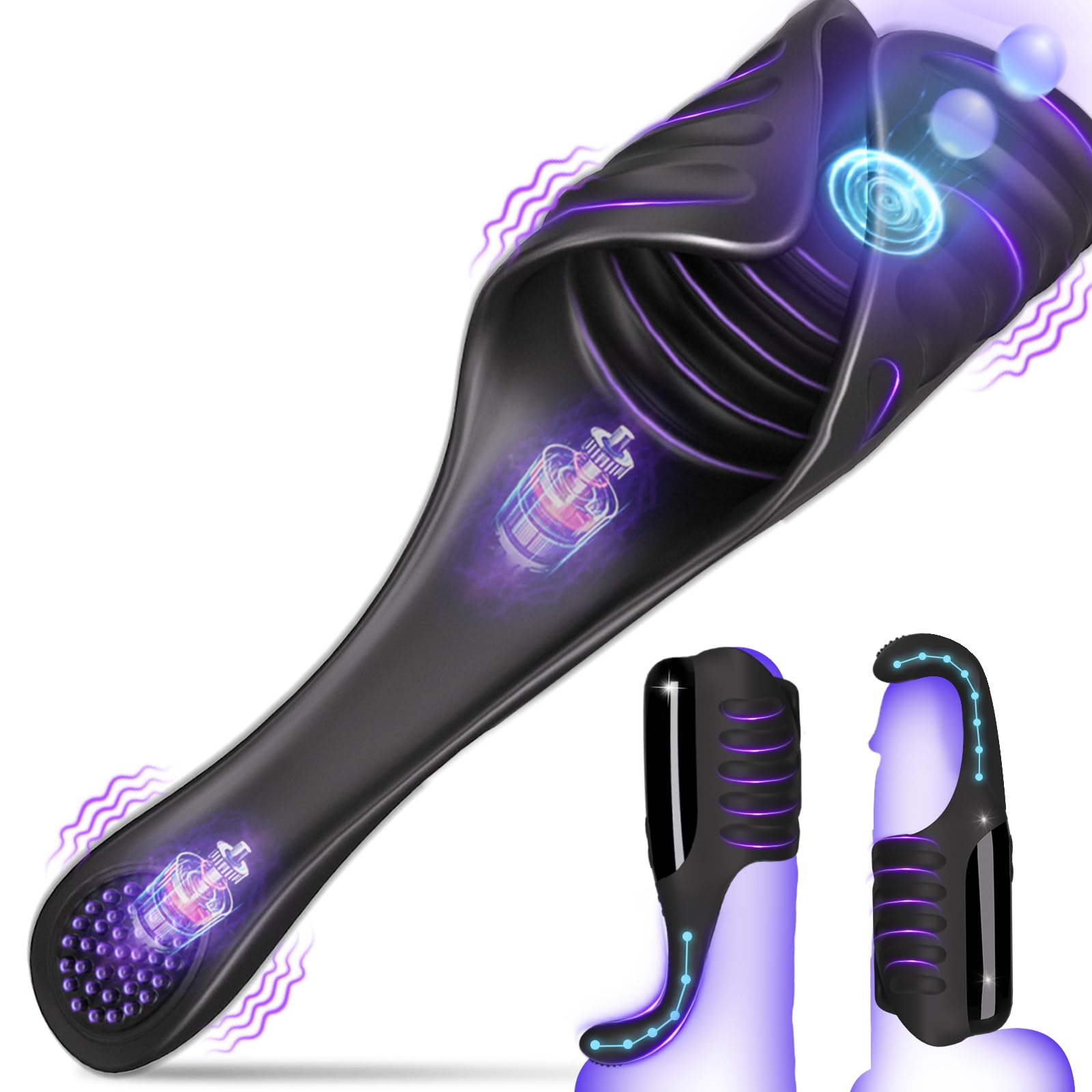 Vibratore a percussione per pene - Vibrante e portatile