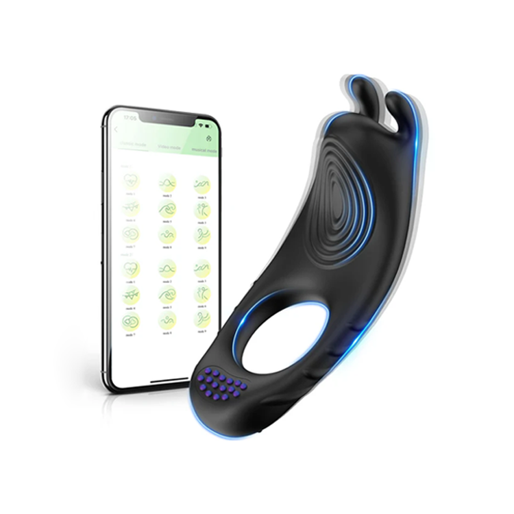 Anello per pene controllato tramite app per coppie