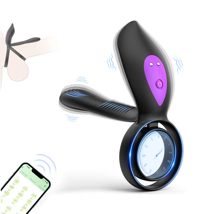 Anello vibrante per pene con app