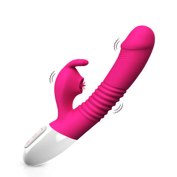 Vibratore Rabbit Thrusting - Riscaldante e Vibrante