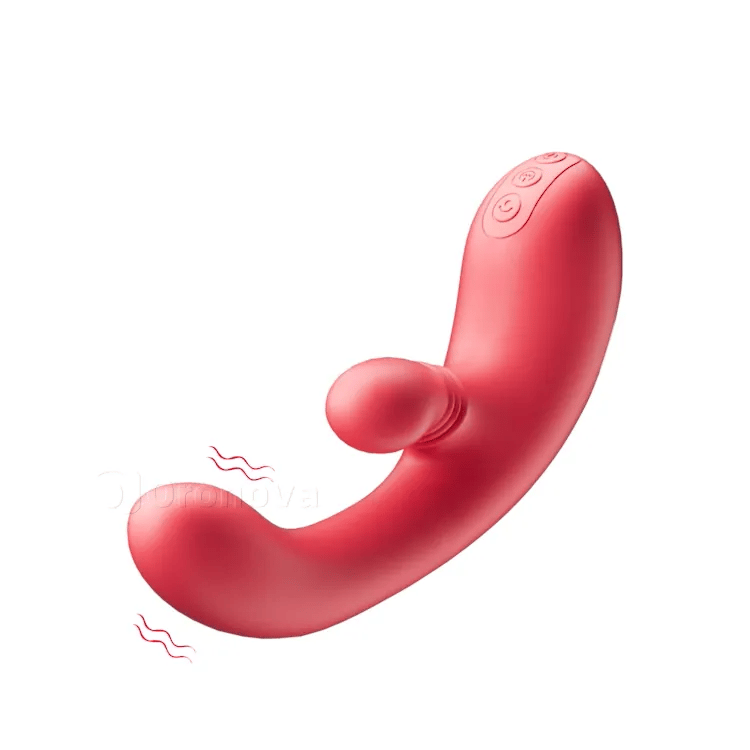Stimolazione Doppia Suprema: Rotante Clitoride Teaser & Vibratore a Spinta per Punto G