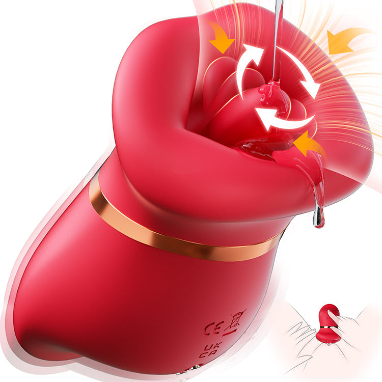 Vibratore orale 3-in-1 – Aspirazione, leccata e vibrazione