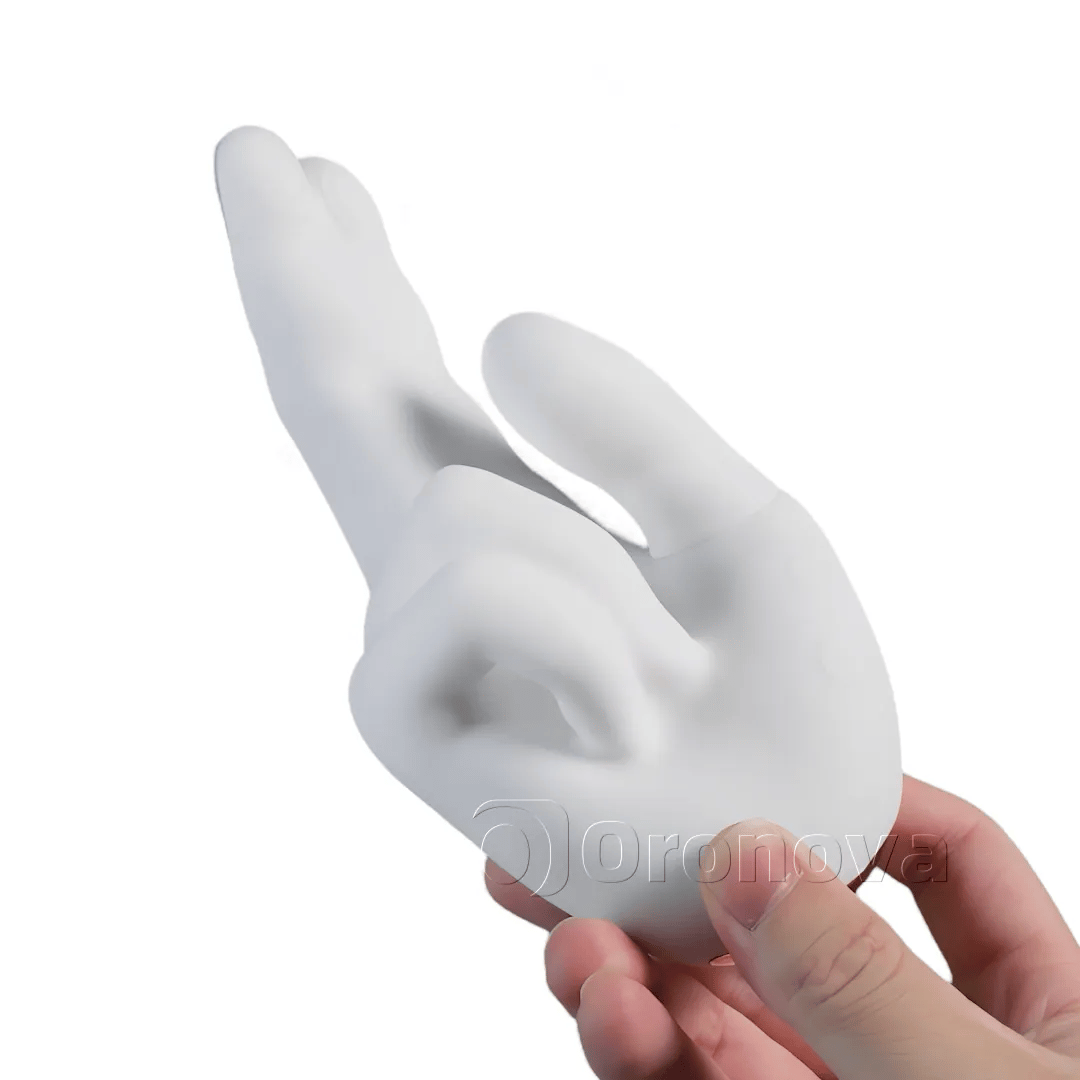 Vibratore riscaldante a forma di mano–10 modalità di vibrazione, 10 schemi di percussione e stimolazione a doppio dito