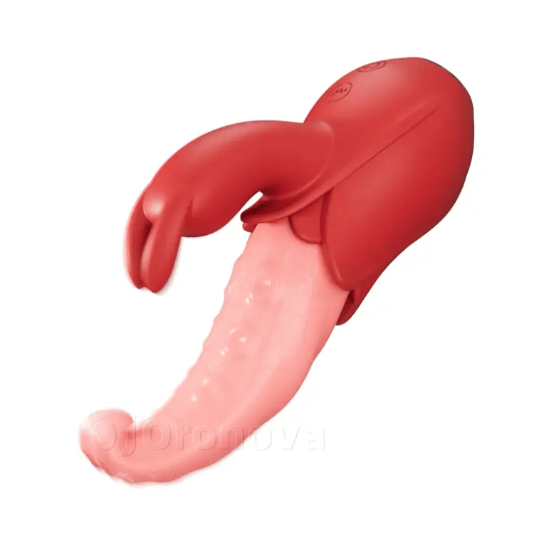 Vibratore per lingua 10 modalità, stimolazione a doppio punto, design silenzioso