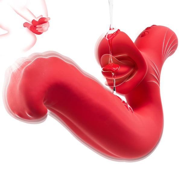 Vibratore a Lingua Rotante – 10 Modalità per Stimolazione Clitoridea e del Capezzolo