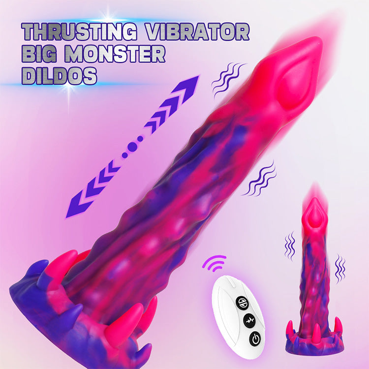 9.25 inches Dildo Mostro a Spinta Controllato a Distanza