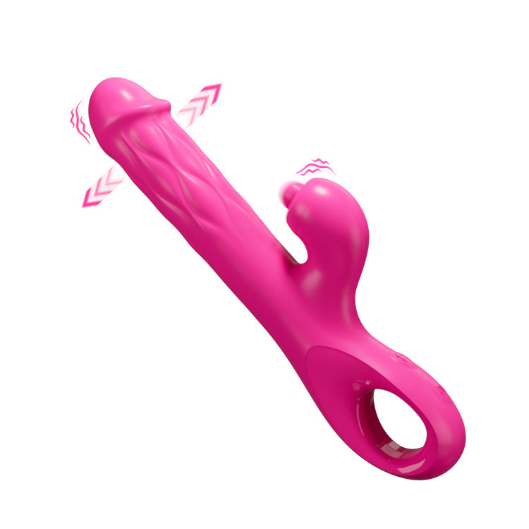 Vibratore 3 in 1 per Perforazione e Allargamento – Stimolazione del Punto G e del Clitoride