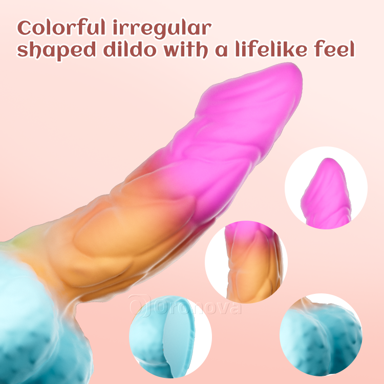 Dildo realistico in silicone da 8 pollici 21cm con base a ventosa forte