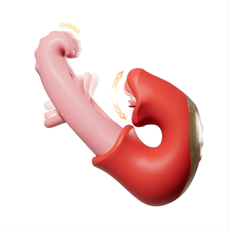 Vibratore a battito per clitoride – Funzioni di leccata e stimolazione, impermeabile