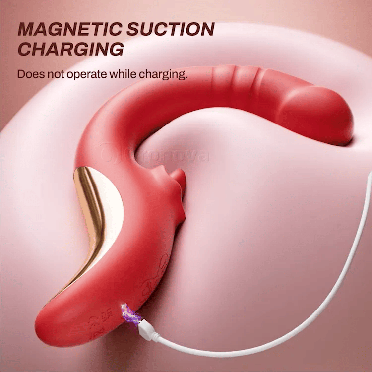 Vibratore per punto G Licking - Spinta e Vibrazione