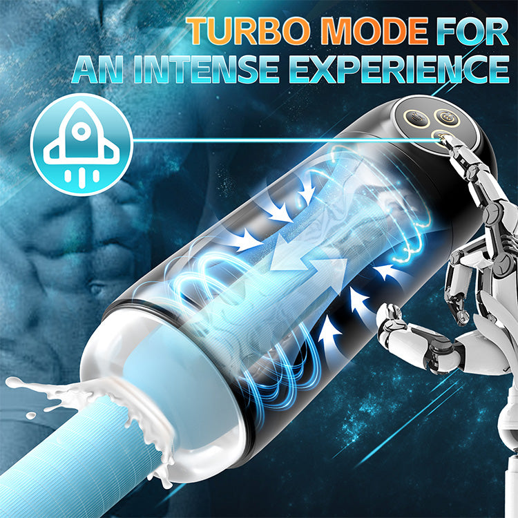 Masturbatore Maschile Automatico – 9 Modalità di Aspirazione e Vibrazione con Funzione Whirlpool