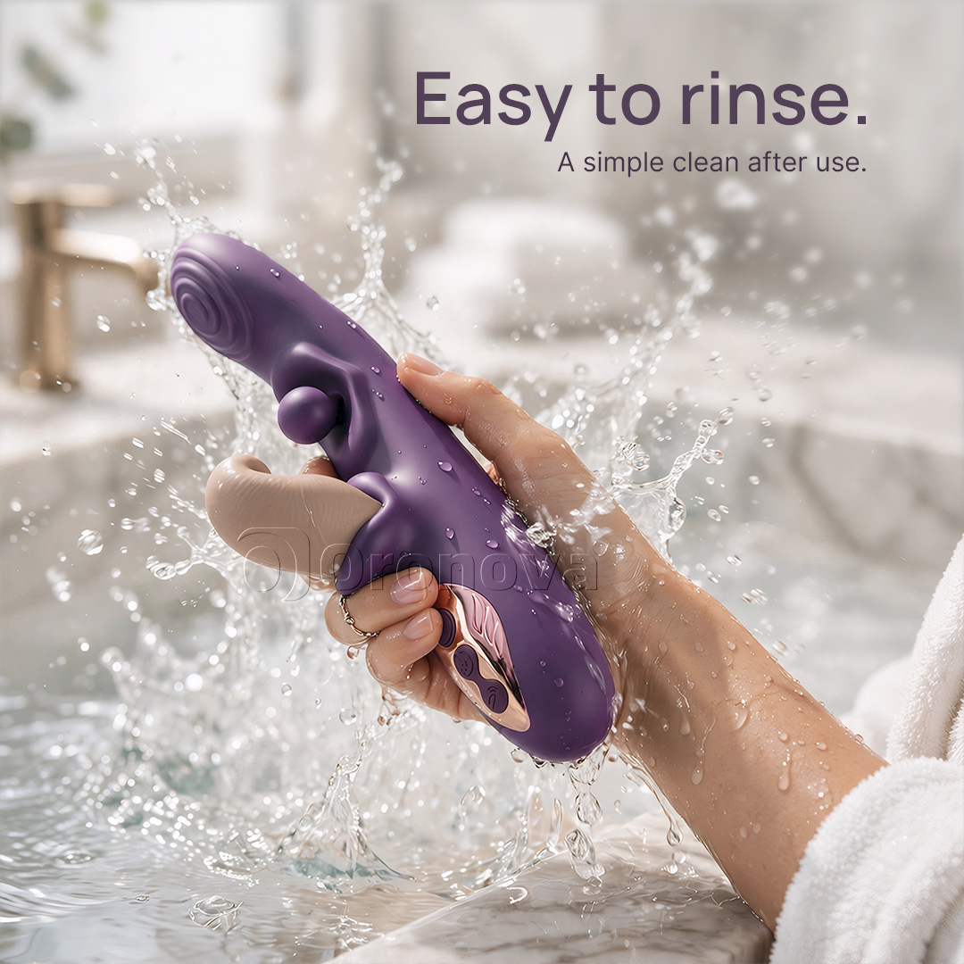 Vibratore flessibile 3-in-1 – sfera rotante, percussione e vibrazione multimodale