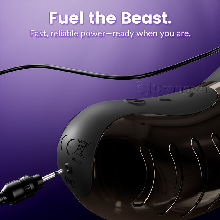 Vibratore a spinta 360 ° e rotante – Stimolatore doppio motore per punto G e clitoride