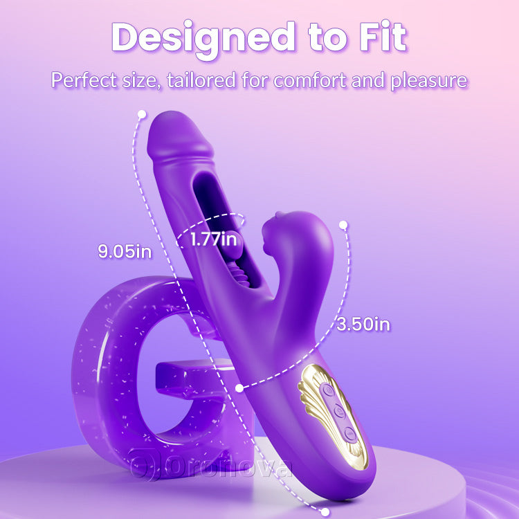 Vibratore push-pull, stimolazione del clitoride, tripla stimolazione