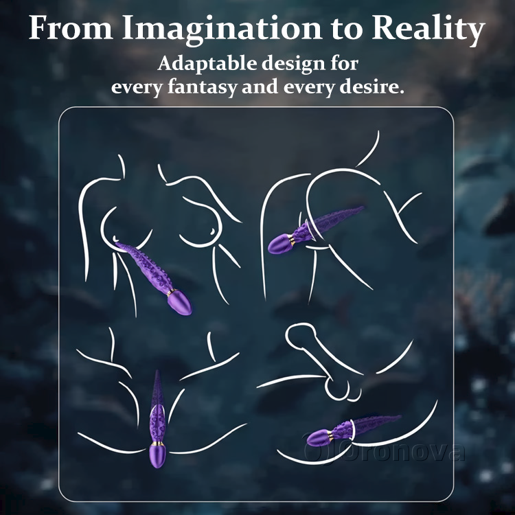 Vibratore Tentacolo di Polpo – Ideale per la Stimolazione del Punto G e dei Capezzoli