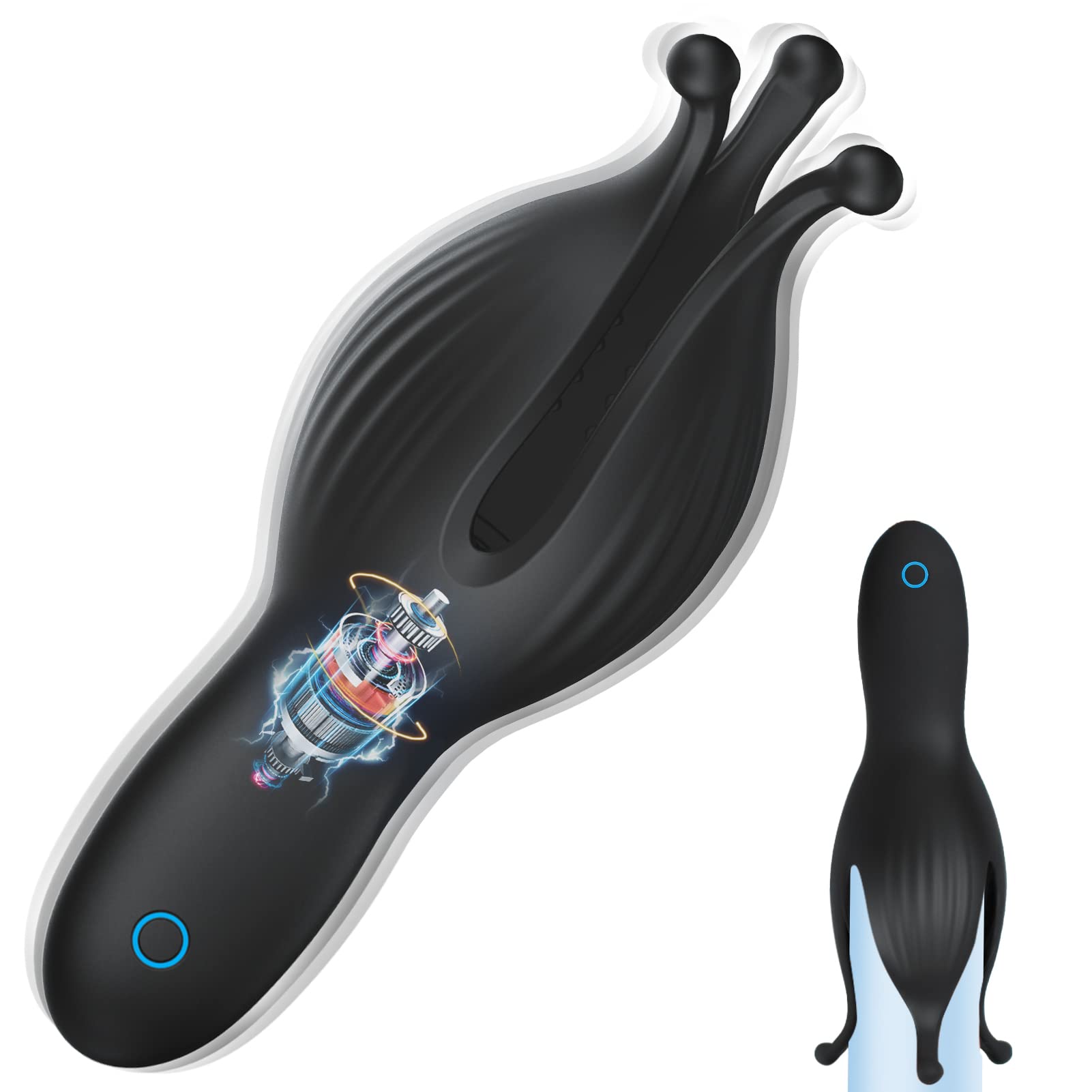Vibratore Orecchie da Coniglio per Pene - Vibrante e Compatto
