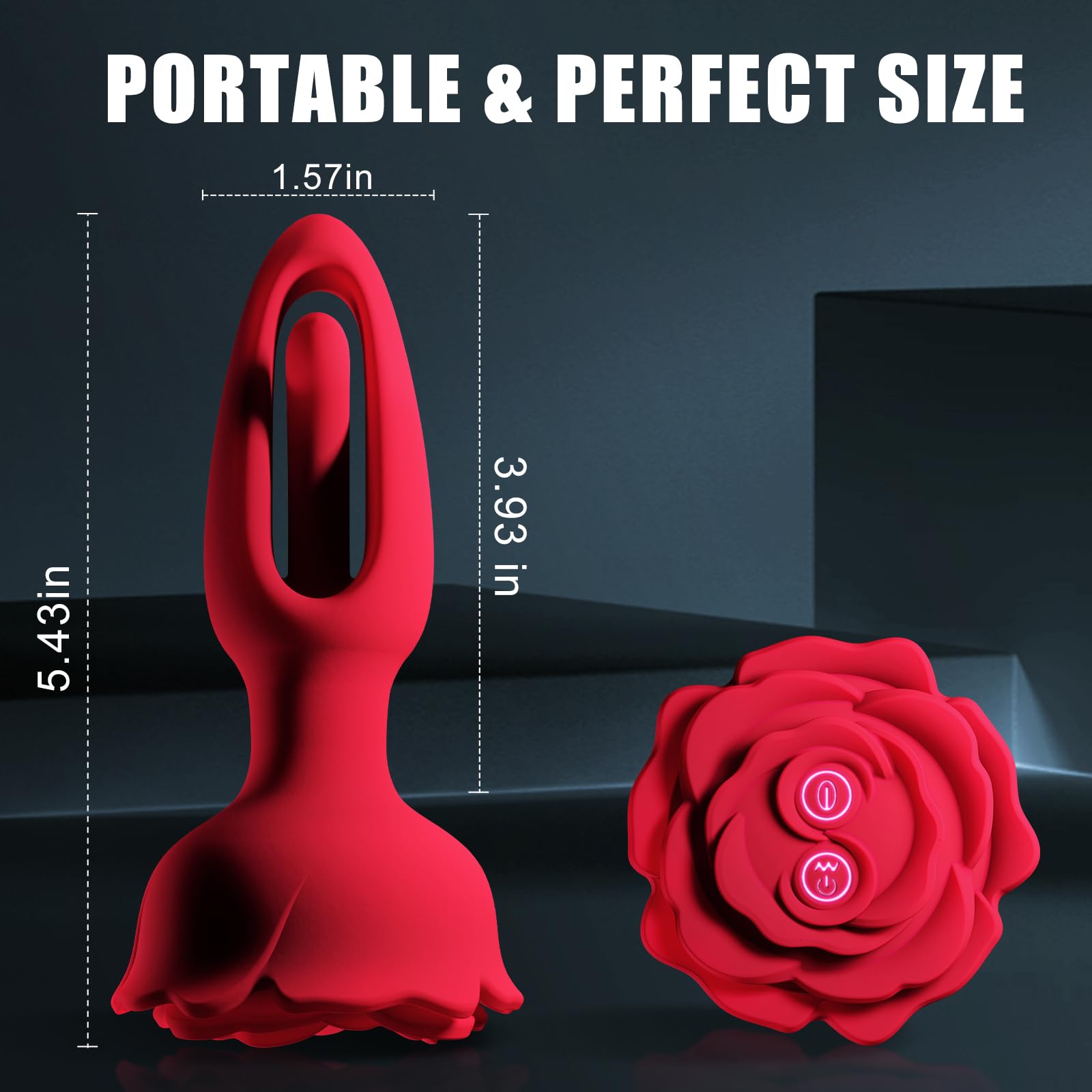 Vibratore Anale Rosebud - Battente e Telecomandato